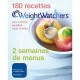 180 Recettes Weight Watchers Pour Cuisiner Equilibre Toute L'annee - Collectif