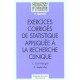 Exercices Corriges De Statistiques Appliquees A La Recherche - A Laplanche