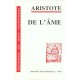De L'ame - Aristote