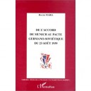 De L'accord De Munich Au Pacte Germano-sovietique Du 23 Aout 1939 - Roger Maria