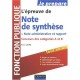 L'epreuve De Note De Synthese + Note Administrative Et Rapport , Concours Des Categories A Et B - Pierre Lievre
