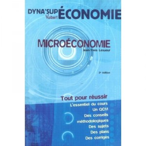 Microeconomie - Jean-yves Lesueur