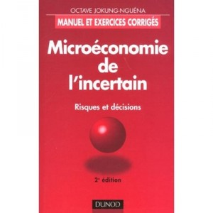 Microeconomie De L'incertain , Economie Superieure , 2e Edition - Octave Jokung