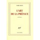 L'art De La Preface - Pierre Berge