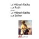Midrash Rabba Sur Ruth , Midrash Rabba Sur Esther - Collectif
