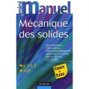 Mini Manuel, Mecanique Des Solides , L1/l2, Iut - Yves Bertrand , Cecile Baron , Fatiha Bouchelaghem , Jean-loic Le Carrou , Br