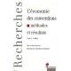 L'economie Des Conventions , Methodes Et Resultats T.1 , Debats - Francois Eymard-duvernay