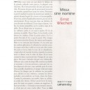 Missa Sine Nomine - Ernst Wiechert