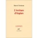 L'ecriture D'orphee - Marcel Detienne