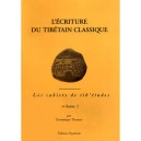 L'ecriture Du Tibetain Classique T.1 - Dominique Thomas