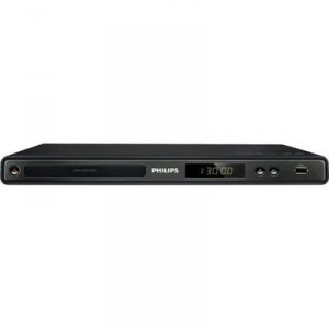PHILIPS Lecteur DVD/DivX USB DVP3520 Noir Lecteur DVD