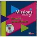 Missions, Anglais , 2nde , Cd Audio De La Classe (edition 2009) - Collectif