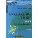 Les Mathematiques En Licence T.1 (3e Edition) - Elie Azoulay , Jean Avignant , Guy Auliac