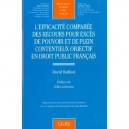 L'efficacite Comparee Des Recours Pour Exces De Pouvoir - David Bailleul