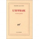 L'effraie , Et Autres Poesies - Philippe Jaccottet