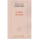 L'effroi Du Beau - Jean-l Chretien