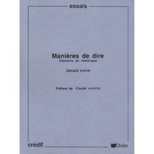 Manieres De Dire - G Kahn