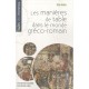 Les Manieres De Table Dans Le Monde Greco-romain - Robin Nadeau
