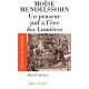 Moise Mendelssohn , Un Penseur Juif A L'ere Des Lumieres - David Sorkin