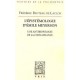 L'epistemologie D'emile Meyerson , Une Anthropologie De La Connaissance - Frederic Fruteau De Laclos