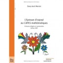 L'epreuve D'expose Au Capes Mathematiques , 14 Lecons Redigees Et Commentees (edition 2007) - Dany-jack Mercier