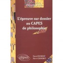 L'epreuve Sur Dossier Au Capes De Philosophie - Pascal Dumont , Herve Guineret