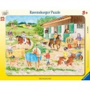 Ravensburger - 6026 - Puzzle Enfant - La Cour du Cavalier - 13 Pièces