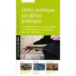Les Carnets De L'info T.5 , Dette Publique : Un Debat Politique - Jean-marc Daniel