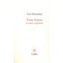 Deux Scenes Et Notes Conjointes - Yves Bonnefoy