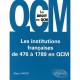 Les Institutions Francaises De 476 A 1789 En Qcm - Regis Lavoux