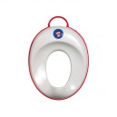 Mini-toilette - Blanc bordé rouge