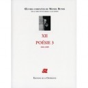 Oeuvres Completes T.12 , Poesie T.3 - Michel Butor