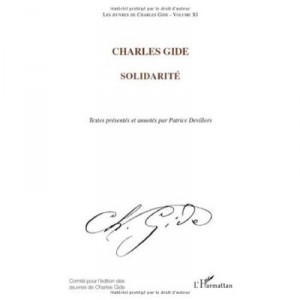 Les Oeuvres De Charles Guide T.11 , Solidarite - Charles Gide