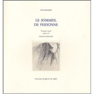 Le Sommeil De Personne - Yves Bonnefoy