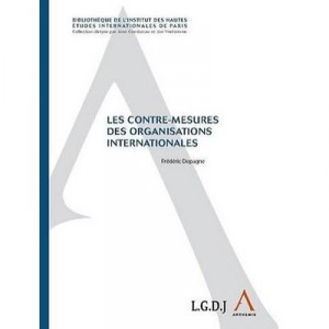 Les Contre-mesures Des Organisations Internationales - Frederic Dopagne