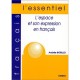 L'espace Et Son Expression En FranÇais - Andree Borillo