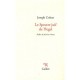 Le Spectre Juif De Hegel - Joseph Cohen
