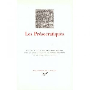 The Presocratics - the pre-Socratics