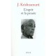 L'esprit Et La Pensee - Jiddu Krishnamurti