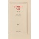 L'esprit Nrf - Collectif