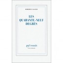 Les Quarante Neuf Degres - Roberto Calasso