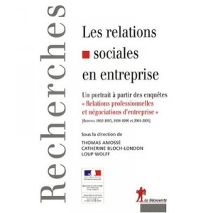 Les Relations Sociales En Entreprise - Catherine Bloch-london , Thomas Amosse , Loup Wolff