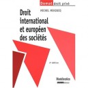 Droit International Et Europeen Des Societes (2e Edition) - Michel Menjucq