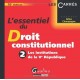 L'essentiel Du Droit Constitutionnel T.2 , Les Institutions De La Ve Republique (10e Edition) - Gilles Champagne