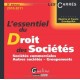 L'essentiel Du Droit De Societes Commerciales (9e Edition) - Francis Grandguillot