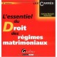L'essentiel Du Droit Des Regimes Matrimoniaux (5e Edition) - Corinne Renault-brahinsky