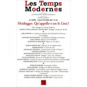 Revue Les Temps Modernes T.650, Heidegger , Qu'appelle-t-on Le Lieu ? - Revue Les Temps Modernes