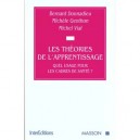 Les Theories De L'apprentissage A L'usage Des Cadres De Sante - Bernard Donnadieu , Michel Vial