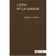 L'etat Et La Langue - Robert Lafont