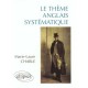 Le Theme Anglais Systematique - Marie-laure Chable